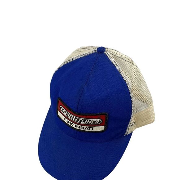 Tonkin Inc Freightliner Cincinnati Blue white Vintage trucker baseball cap - Picture 2 of 7